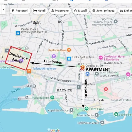 Two Spalatina Apartment Split